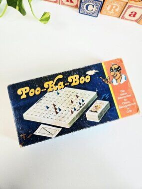 3/$35❤️Vintage 1970s Poo-Ka-Boo Board Game – Complete with All Pieces